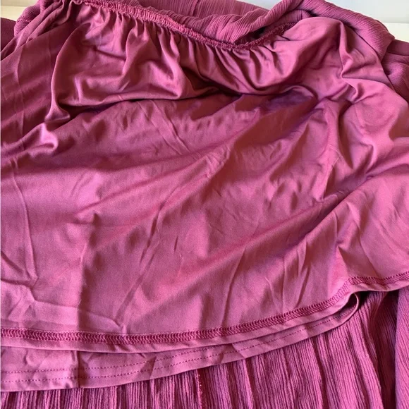 Lovely Day Plum Purple Dark Romantic Boho Lace Maxi Dress (M) Whimsigoth Wedding - Picture 8 of 16